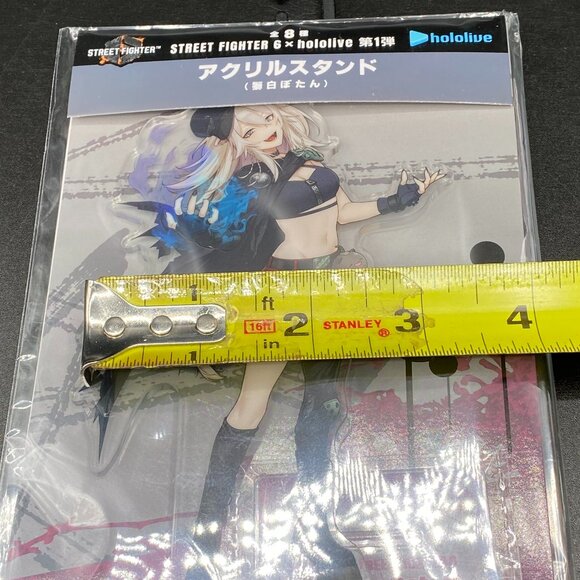 Hololive Street Fighter 6 Collab Vtuber Shishiro Botan Acrylic Stand New Sealed - Picture 5 of 5